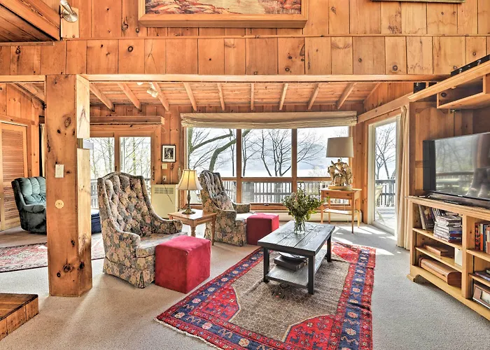 Skaneateles Lake Home: Water Views & Private Beach